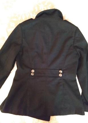 Пальто чорного кольору фірми top secret2 фото