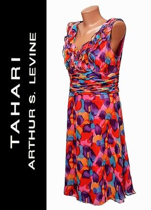 Шовкове плаття на підкладці tahari arthur s. levine