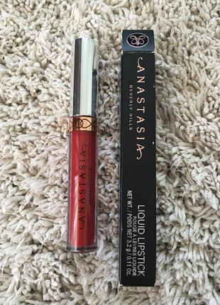 Жидкая матовая помада anastasia beverly hills liquid lipstick sarafine2 фото