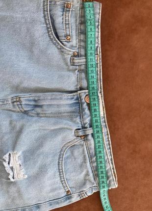 Юбка джинсовая голубая6 фото