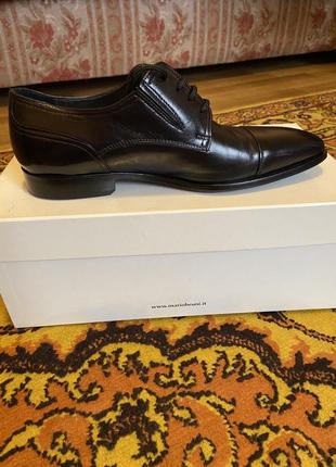 Мужские туфли mario bruni черные италия