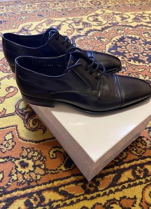 Мужские туфли mario bruni черные италия