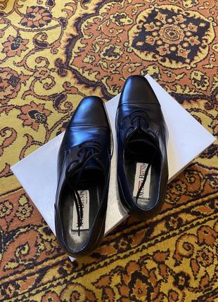 Мужские туфли mario bruni черные италия