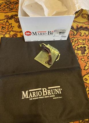 Мужские туфли mario bruni черные италия