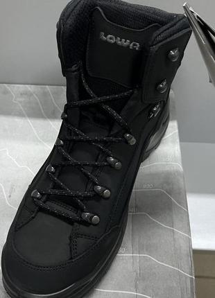 Lowa renegade gtx mid gore-tex 310945 0998 deep black чоловічі туристичні черевики, розмір 44.5 нові!!!2 фото