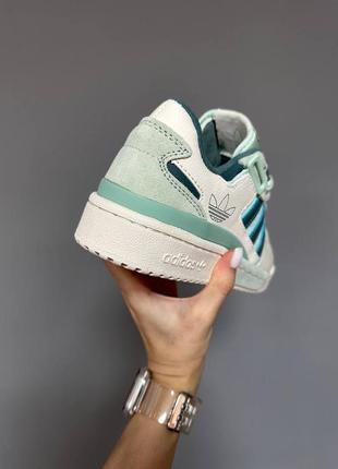 Кроссовки adidas forum low mint green5 фото