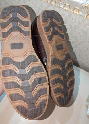 Hotter туфли макассины 43-44 р по стельке 28.5 см обутые 2 раза кожаные5 фото