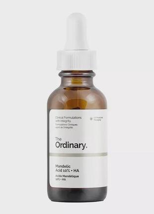 The ordinary - mandelic acid 10% + ha - легкий пилинг с миндальной кислотой - 30 ml2 фото