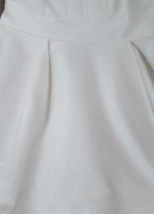 Ніжне біле плаття6 фото