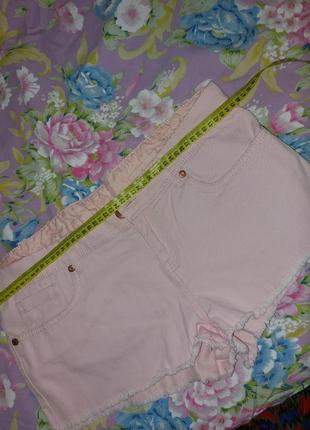Коттоновые шорты пастельно-розового6 фото