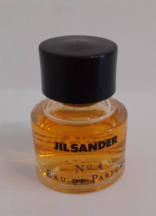 Jil sander no 4 eau de parfum 4 ml миниатюра новые6 фото