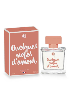 Yves rocher, парфумована вода quelques notes d’amour ів роше