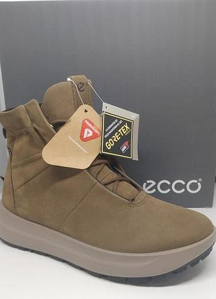 Кожаные зимние ботинки ecco solice на gore tex оригинал