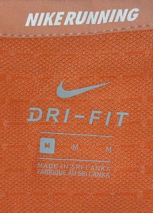 Мужская спортивная беговая майка nike running dri-fit3 фото