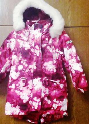 Дитяча фірмова зимова куртка-парка garden baby на дівчинку 4-5 років5 фото