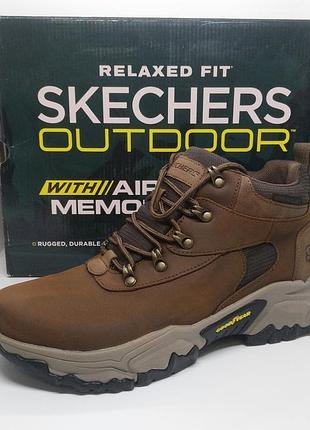Кожаные водоотталкивающие ботинки skechers goodyear оригинал