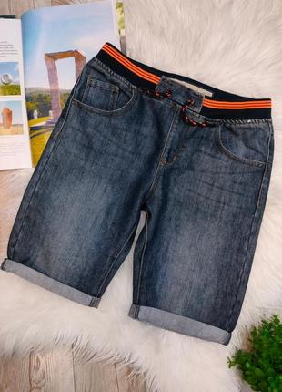 Шорти джинсові на підлітка шорти для хлопчика шорты джинсовые denim co р.152-158