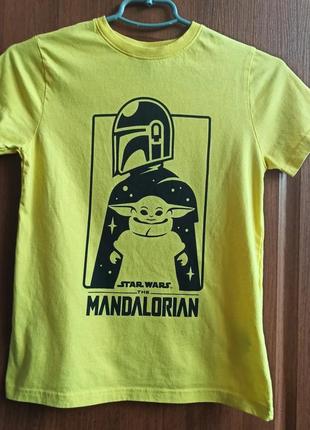 Футболка star wars бебійода зоряні війни mandalorian