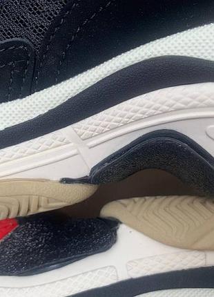 Кросівки в стилі balenciaga triple s black beige red баленсіага8 фото