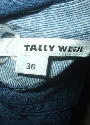 Tally weijl джинсовая рубашка4 фото
