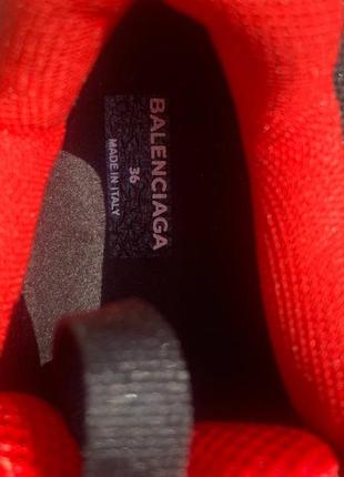 Кроссовки в стиле balenciaga triple s red black grey баленсиага6 фото