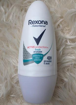 Rexona active protection+ fresh активний захист + свіжість антибактеріальний захист від запаху кульковий роликовий антиперспірант дезодорант жіночий