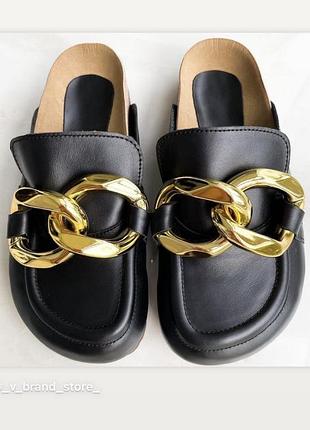 Мюли з ланцюгом