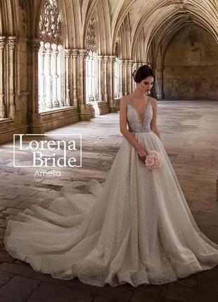 Весільне плаття!іспанський бренд lorena bride