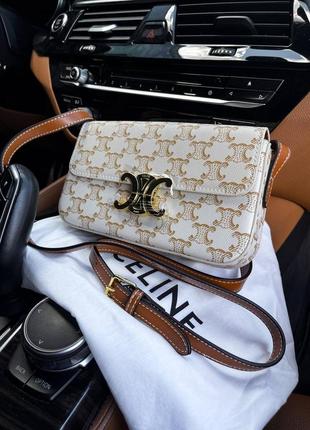 Сумка в стиле borsa celine женская кожаная
