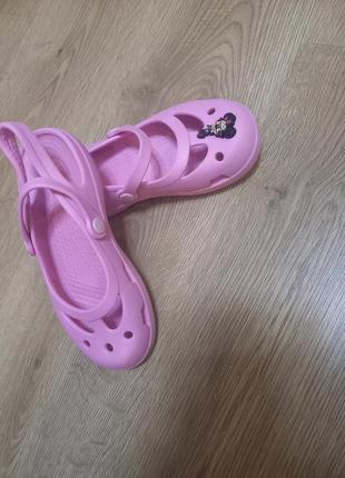 Оригинальные балетки crocs shayna girls9 фото