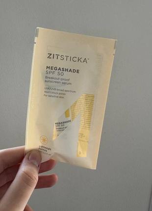 Сонцезахисна сироватка zitsticka megashade breakout-proof spf serum, 7 мл2 фото