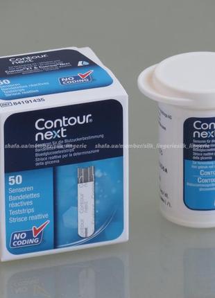 Тест полоски для глюкометра contour next(контур некст) 50шт1 фото