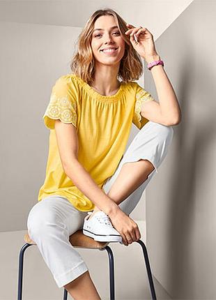 Красивая стильная блуза футболка tchibo (немечанка), размер наш 44-46 (36/38 евро)