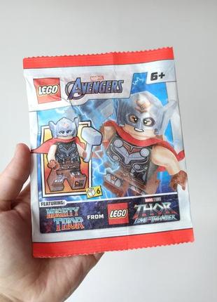 Міні лего "тор" марвел супергерой фігурка. thor. marvel. avengers. lego.