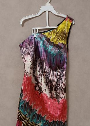 Распродажа летнего ассортимента ❤️ цветное мини платье guess by marciano на одно плечо4 фото