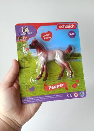 Коллекционная игровая фигурка лошадка. шляйх. horse club. schleich.