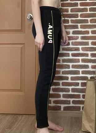 Чорні спортивні штани puma2 фото