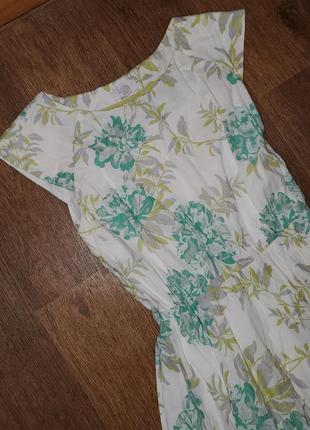 Винтажное хлопковое платье laura ashley винтаж, принт хризантемы8 фото