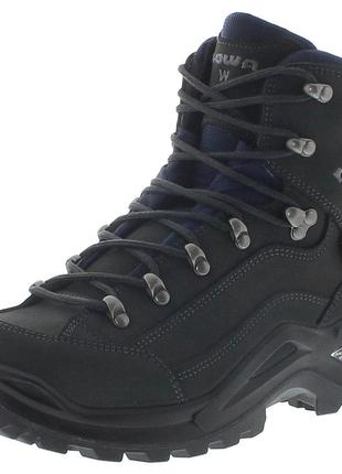 Lowa renegade gtx mid wide темно-серые мужские походные ботинки 310968 0954, размер 44, новые!!!