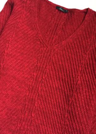 Теплый объемный свитер bm collection xl---52-56 размер.5 фото