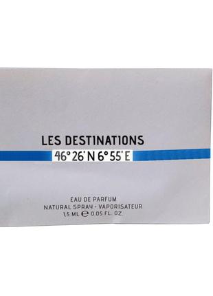 Les destinations montreux парфюмированная вода (пробник) 1.5ml (4011700936175)