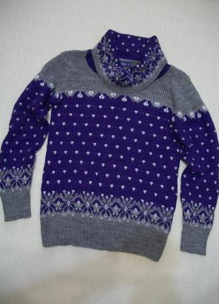 Стильный теплый свитер от janina