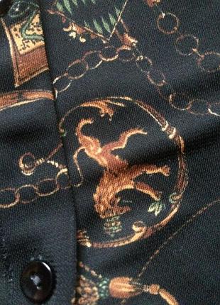 Рубашка принт цепи 3