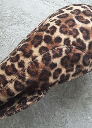Кепка леопардова на теплій підкладці bs