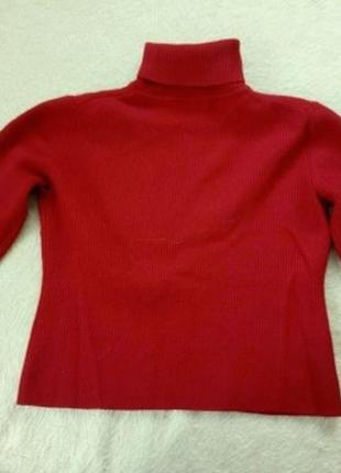 Теплый свитерок-гольф на девочку 6-7 лет рост 128-136 см.2 фото