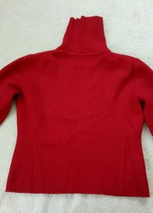 Теплый свитерок-гольф на девочку 6-7 лет рост 128-136 см.3 фото