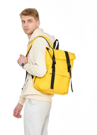 Мужской рюкзак ролл sambag rolltop milton желтый3 фото