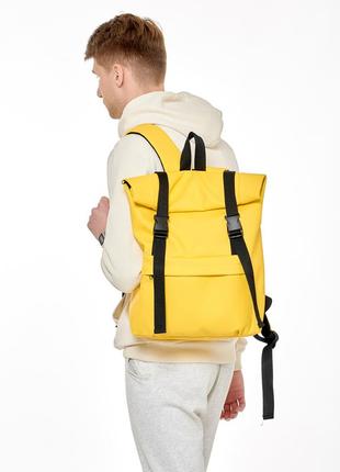 Мужской рюкзак ролл sambag rolltop milton желтый2 фото