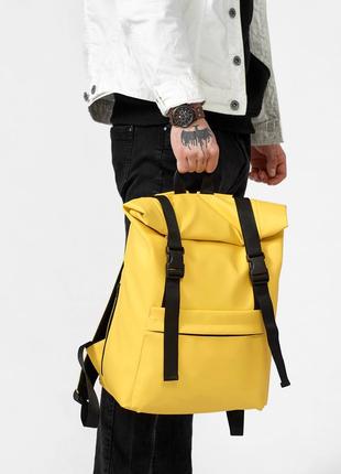 Мужской рюкзак ролл sambag rolltop milton желтый8 фото