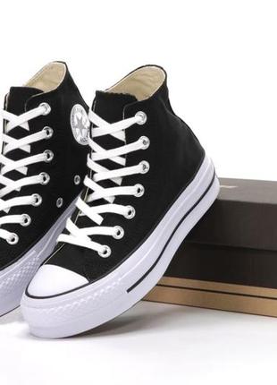 Женские высокие конверсы converse2 фото